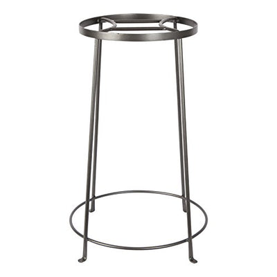 Achla Designs FB-33 Argyle IV Wrought Iron Plant Stand, 24-inch H, Graphite
