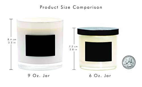 Lulu Candles | Fresh Linen | Luxury Scented Soy Jar Candle | Hand Poured in The USA | Highly Scented & Long Lasting | Small - 6 Oz.
