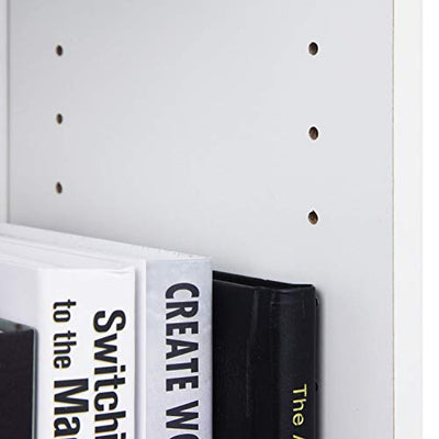 FURINNO JAYA Simple Home 3-Tier Adjustable Shelf Bookcase, White