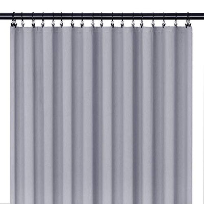 SPLF 36 Pack Metal Openable Curtain Rings with Clips, Heavy Duty Rustproof Vintage Decorative Drapery Eyelet Curtain Rods Hangers Rings, 1.14 Inch Inner Diameter, Black