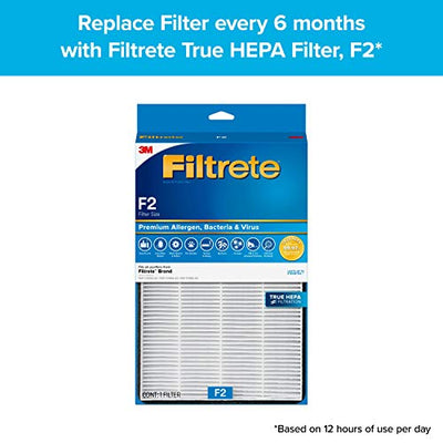 Filtrete Room Air Purifier for Extra Large Rooms With TRUE HEPA Filter, 4-speed fan 370 square feet, FAP-T03BA-G2