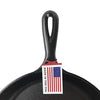 Lodge Pre-Seasoned Cast Iron Griddle With Easy-Grip Handle, 10.5 Inch (Pack of 1), Black