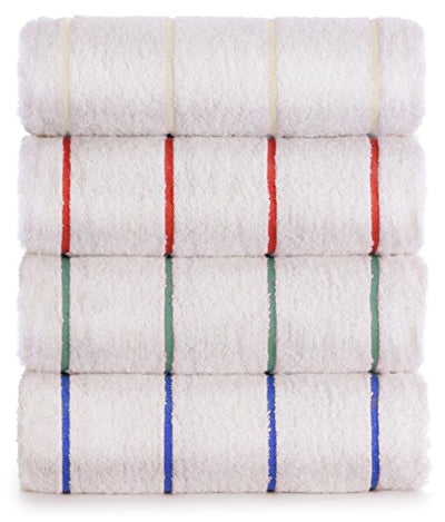 Luxury Hotel Towel Turkish Cotton Extra Large Pool-Beach Towel Set (Set of 4, Variety Pack)