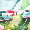 LIVILAN Tropical Leaf Shower Curtain, Flamingo Fabric Bathroom Curtains Set with Hooks Green Banana Palm Leaves Bathroom Decor 72x72 Inches Machine Washable Opaque Modern