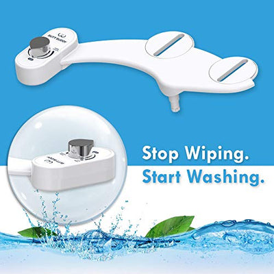 In My Bathroom | Butt Buddy - Fresh Water Bidet Toilet Attachment (Easy to Install, Self-Cleaning, Non-Electric)