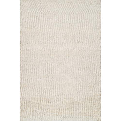 nuLOOM Hailey Handwoven Jute Rug, 3' x 5', Off-white