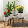 Best Choice Products Set of 4 Indoor Outdoor Metal Plant Stands, Flowerpot Holders for Home & Garden w/Starburst Design