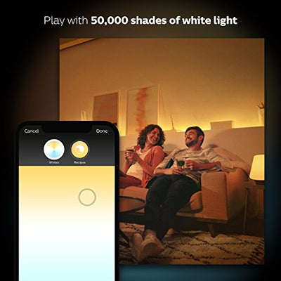 Philips Hue White and Color Ambiance LightStrip Plus Dimmable LED Smart Light (Requires Hue Hub, Works with Alexa, HomeKit & Google Assistant)