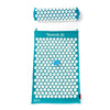 Spoonk - Back Pain and Sleep aid Relief in Coton Regular Size Acupressure mat with Bag Eco USA Foam, Pagoda Blue
