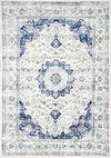 nuLOOM Paisley Verona Vintage Persian Area Rug, 8' x 10', Blue